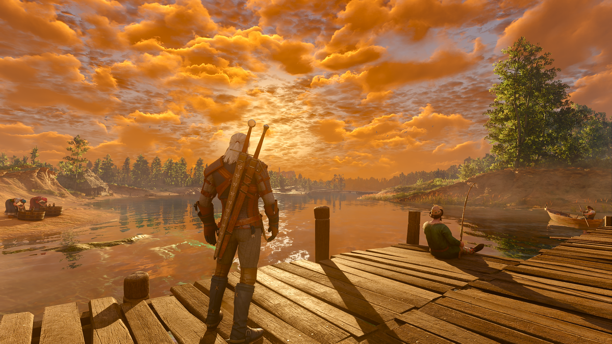 Here's a gallery of the times The Witcher 3's remastered lighting had me like, 'Damn'
